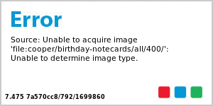 Age Birthday Note Card