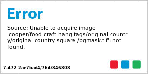 Original Country Square Food & Craft Hang Tag