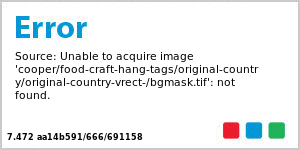 Original Country Large Rectangle Canning Favor TaG