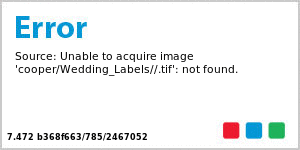 Monogram Address Wedding Labels