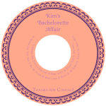 Monarch CD Bridal Shower Labels