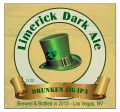 Limerick Dark Ale Square Irish Beer Labels