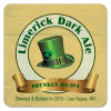 Limerick Dark Ale Saint Patrick Day Square Coasters