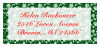 Christmas Floral Personalized Address Labels