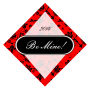 Valentine Floral Diamond Labels 2x2