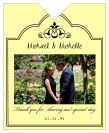 Elegant Wedding Rectangle Photo Labels
