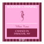 Seafood Square Canning Labels 2x2