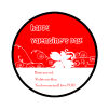 Valentine Curlicue Circle Food & Craft Label
