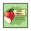 Your Brand Apple Square Food & Craft Hang Tag