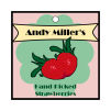 Your Brand Strawberry Square Food & Craft Hang Tag