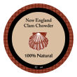 Clam Chowder Wide Mouth Ball Jar Topper Insert