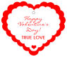 Valentine Mini Hearts Heart Favor Tag
