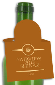 Shiraz Square Wine Bottle Tags