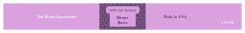 Grape Rectangle Canning Labels 1x9