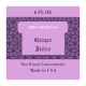 Grape Small Square Canning Labels 1.5x1.5