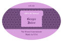 Grape Oval Canning Labels 2.25x3.5