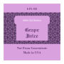 Grape Square Canning Labels 2x2