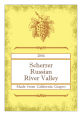 Vermont Rectangle Wine label 1.875x2.75