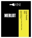 Bottom`s Up Vertical Big Rectangle Wine Label 3.25x4