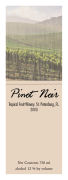 Florida Large Vertical Tall Rectangle Wine Label 2x6.25