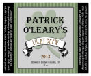 Shamrock Square Text Irish Beer Labels