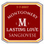 Character Small Square Wine Label