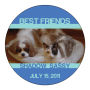 Big Circle Pets Friend Labels 2x2