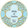 Medici Circle Wedding Coaster