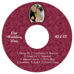 Old World CD Wedding Label