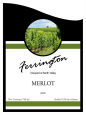 Stamp Rectangle Wine Label 2.75x3.75