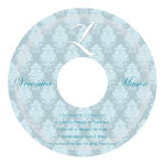 Monogram CD-DVD Wedding Labels