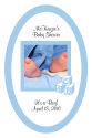 ABC Baby Vertical Oval Labels