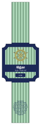 Algae Soap Square Labels