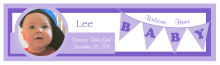 Banner Baby Water Bottle Labels