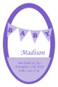 Banner Baby Vertical Oval Baby Labels