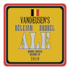 Belgian Yellow Square Beer Coasters