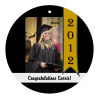 Best Wishes Circel Graduation Favor Tags