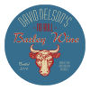 Bull Biplane Circle Beer Coasters