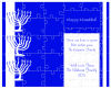 Hanukkah Casual Small Invite Bat Mitzvah Puzzle