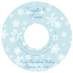 Winter Wonderland CD Wedding Labels
