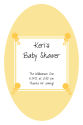 Childs Play Baby Vertical Oval Labels