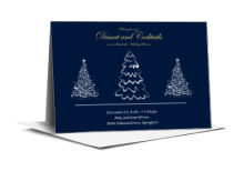Christmas Tree Invitation Card
