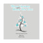 Abstract Christmas Tree Small Square Label