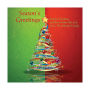 Two Tone Christmas Tree Small Square Label