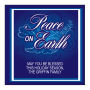 Small Square Peace Dove Christmas Labels