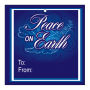 Square Peace Dove Christmas To From Hang Tag