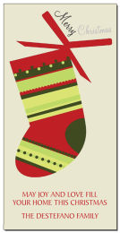 This is the Season Christmas Stocking Card w-Envelope 4