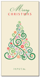 Stacked Christmas Tree Card w-Envelope 4