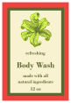 Energize Big Rectangle Bath Body Label