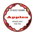 Apple Dumpling Big Circle Food & Craft Label